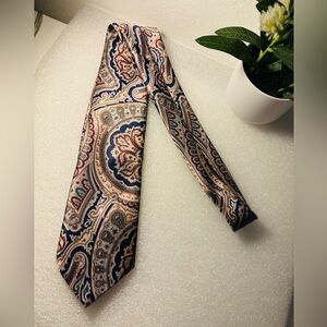 Tie Rack Mens Tie Necktie Havana Designer Fashion Geometric made in England